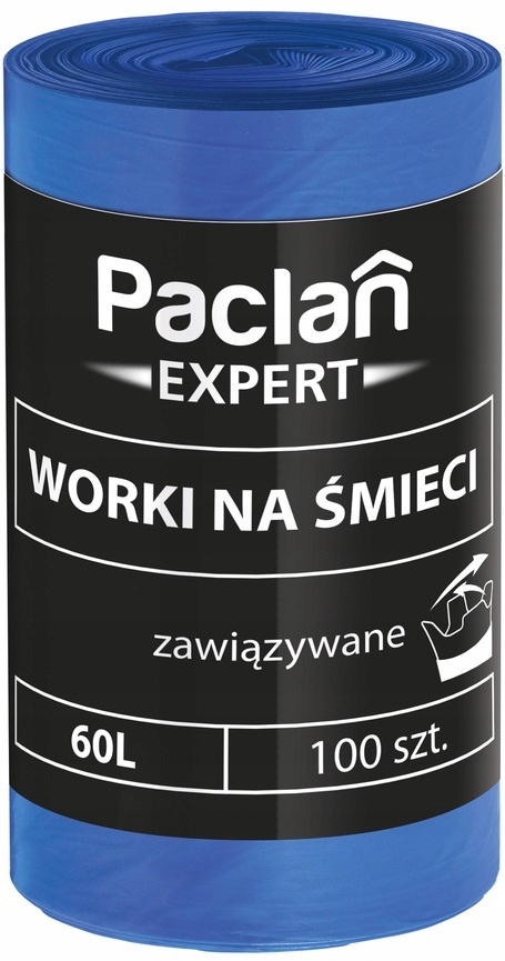 

Worki na śmieci Paclan Expert Wiązane 60L 100 Szt
