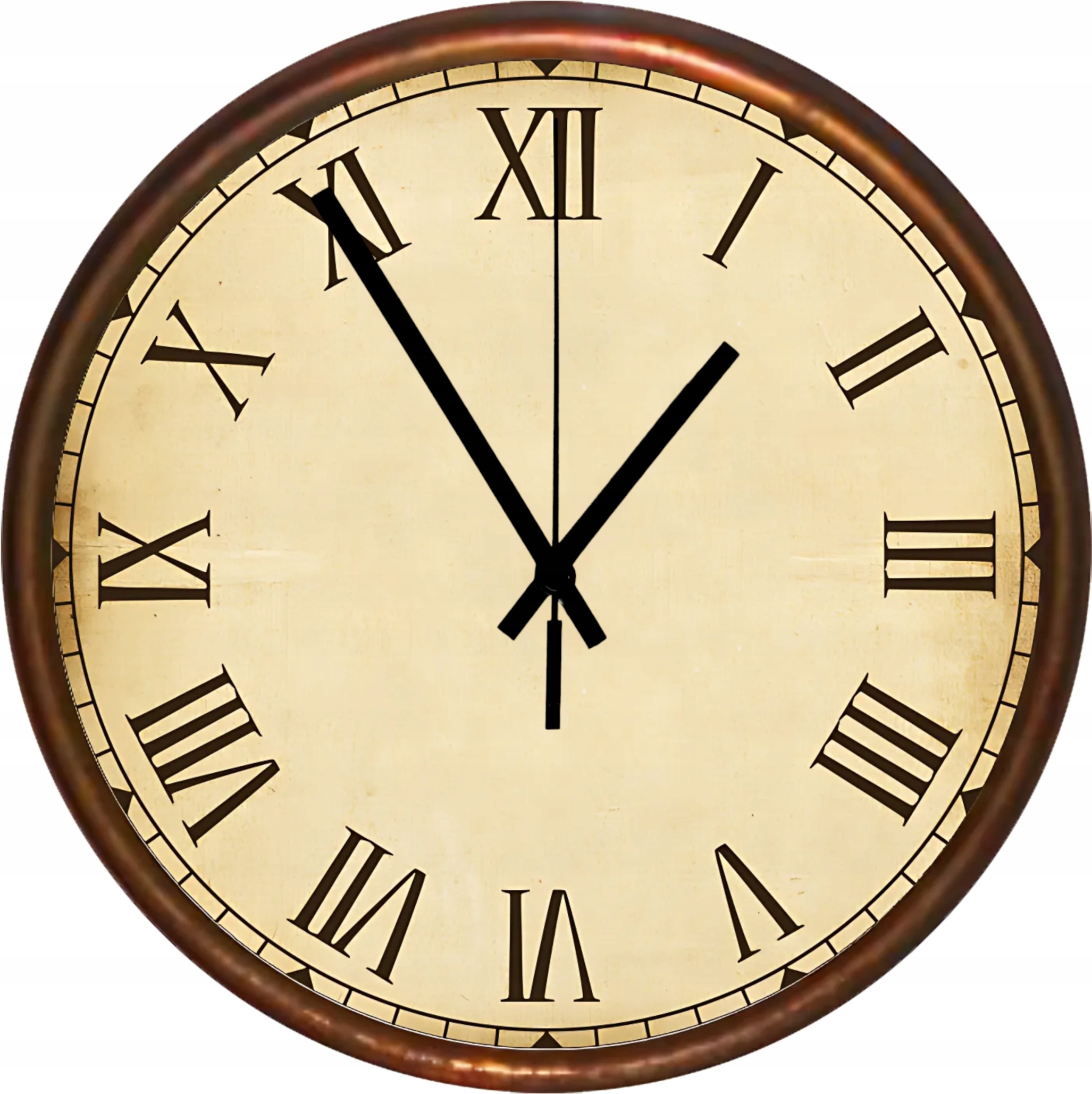 Dekorativní nástěnné hodiny do obývacího pokoje Vintage Look Velké hodiny 45 cm