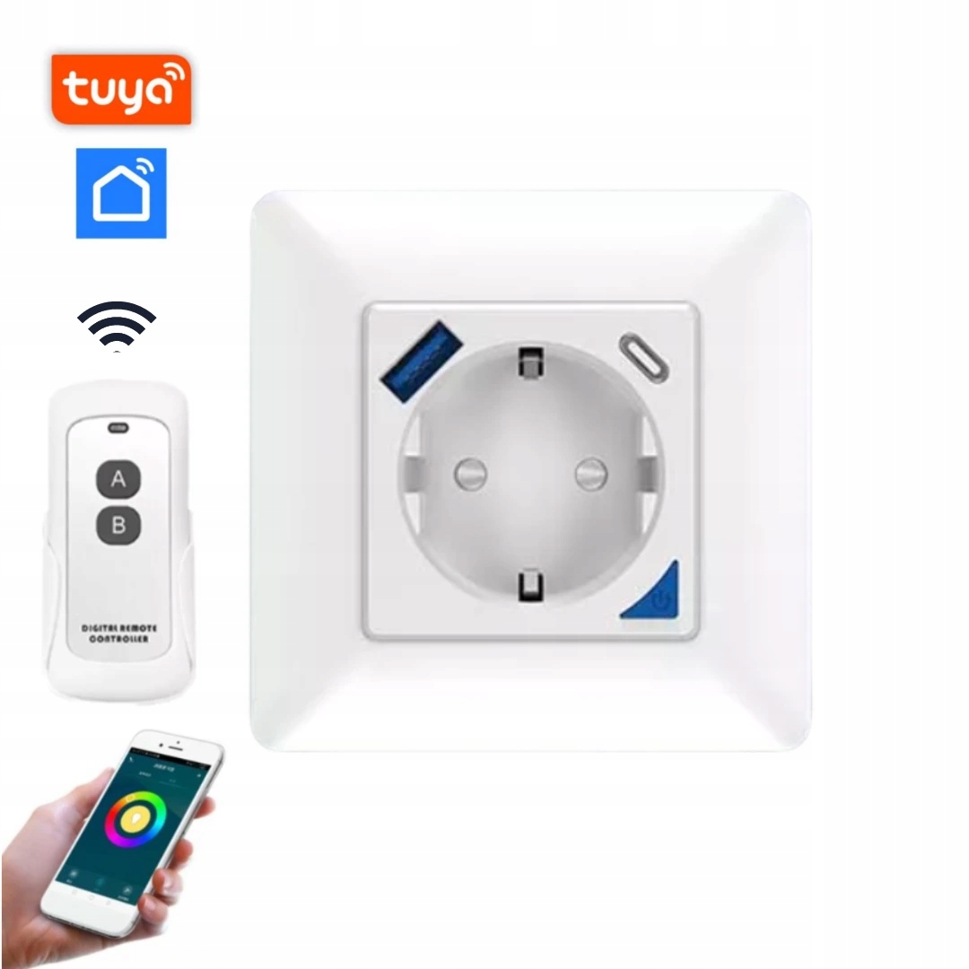 Solo Chytrá zásuvka WP3 s Usb a dálkovým ovladačem