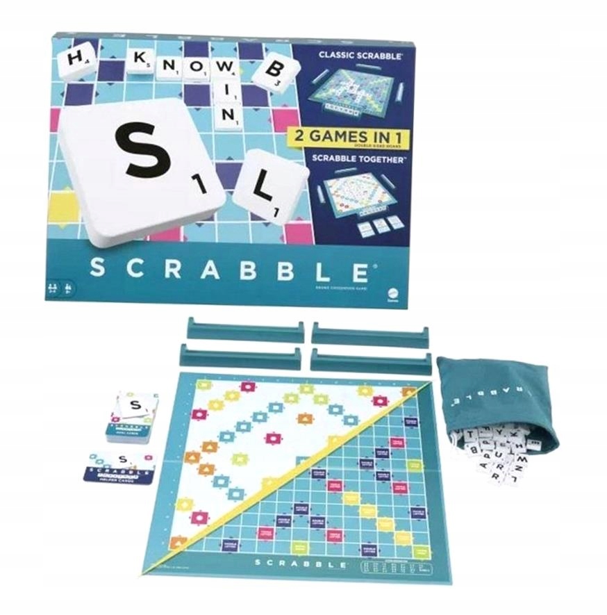 Scrabble 2W1 Wersja Węgierska