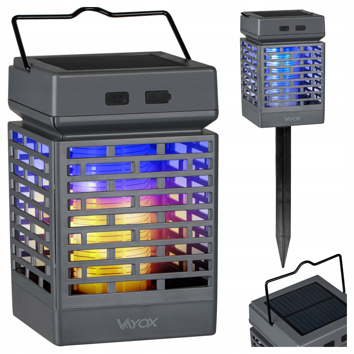 Solární Zahradní Lampa Proti Komárům A Mouchám Lampion Pochodeň Vayox