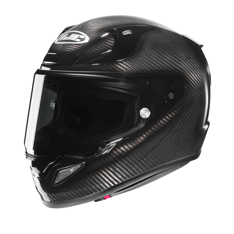 Motocyklová Prilba Hjc RPHA12 Solid Carbon Čierna S