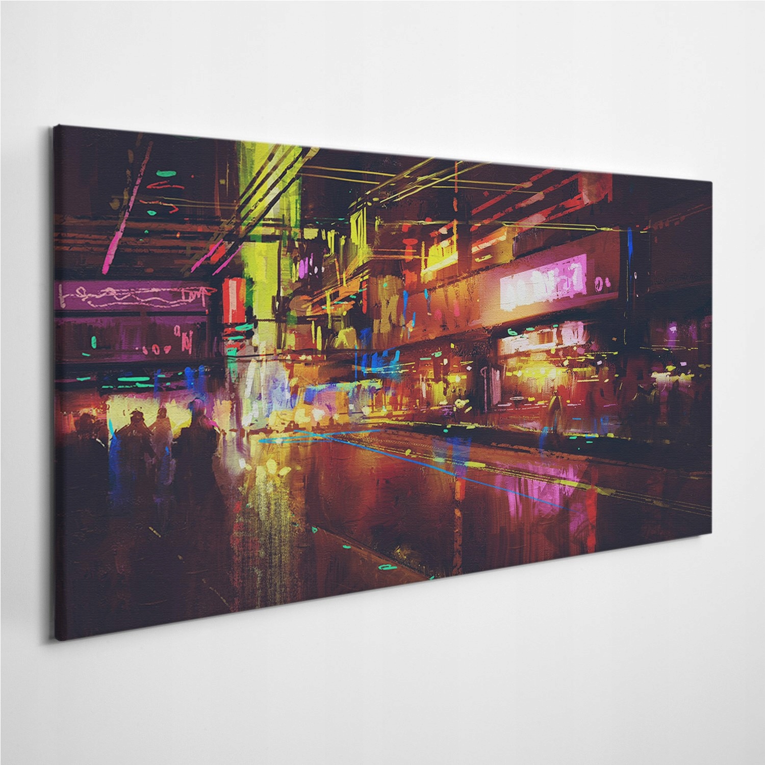 

Obraz na płótnie na ścianę Miasto Noc Ulice 100x50