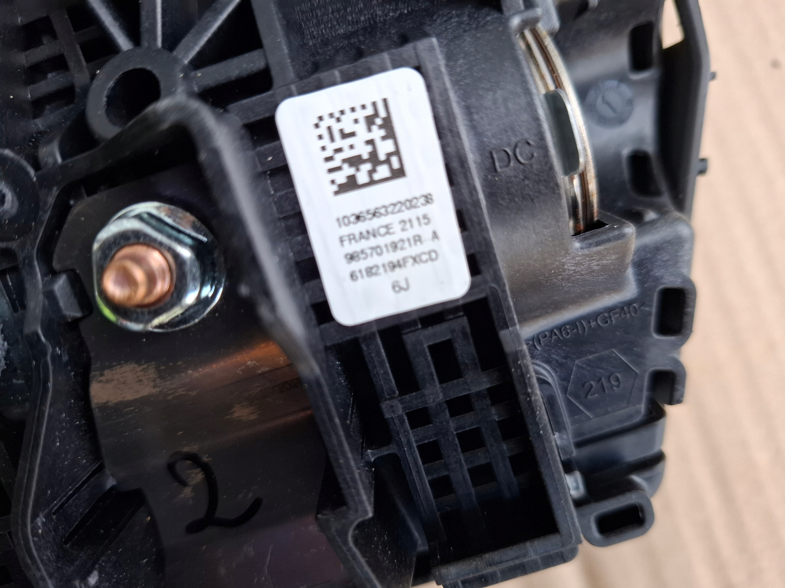 airbag AIR BAG driver´s RENAULT SCENIC III