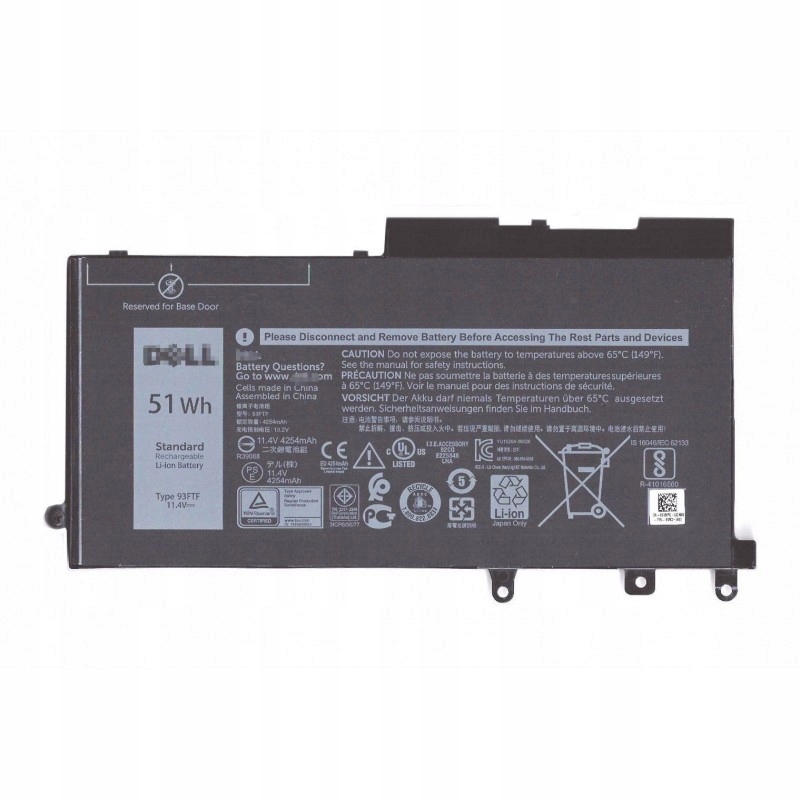 Dell Batéria 3-cell 51W/ Hr Li-on pre Latitude 5280, 5290, 5480, 5490,