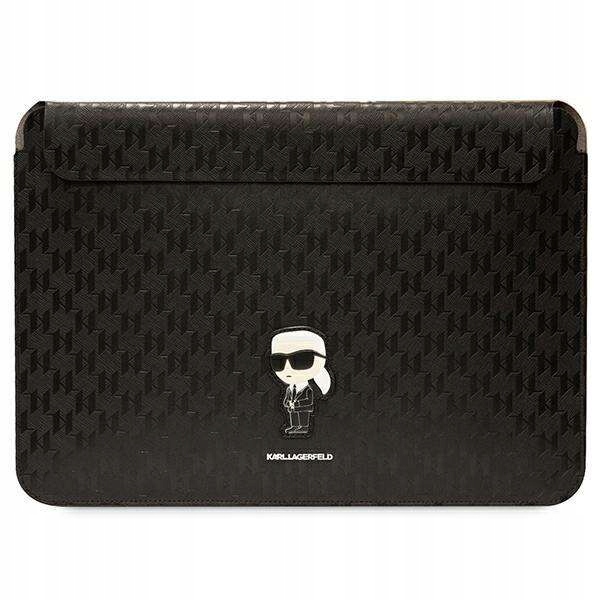 Taška na notebook 14" Karl Lagerfeld Sleeve KLCS14SAKHPKK černá/černá