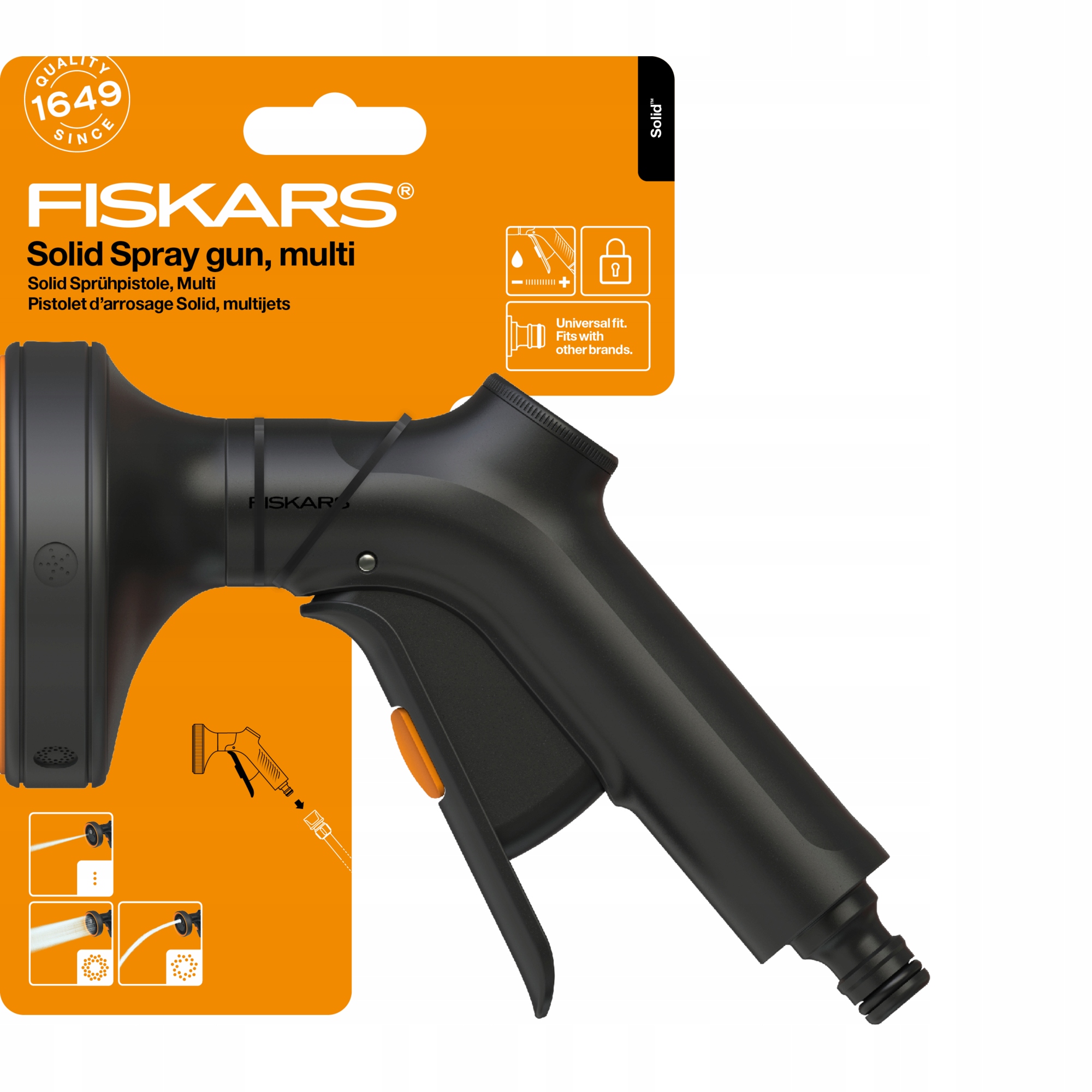 FISKARS Solid Pistolet zraszający multi 1070836 Stan opakowania oryginalne