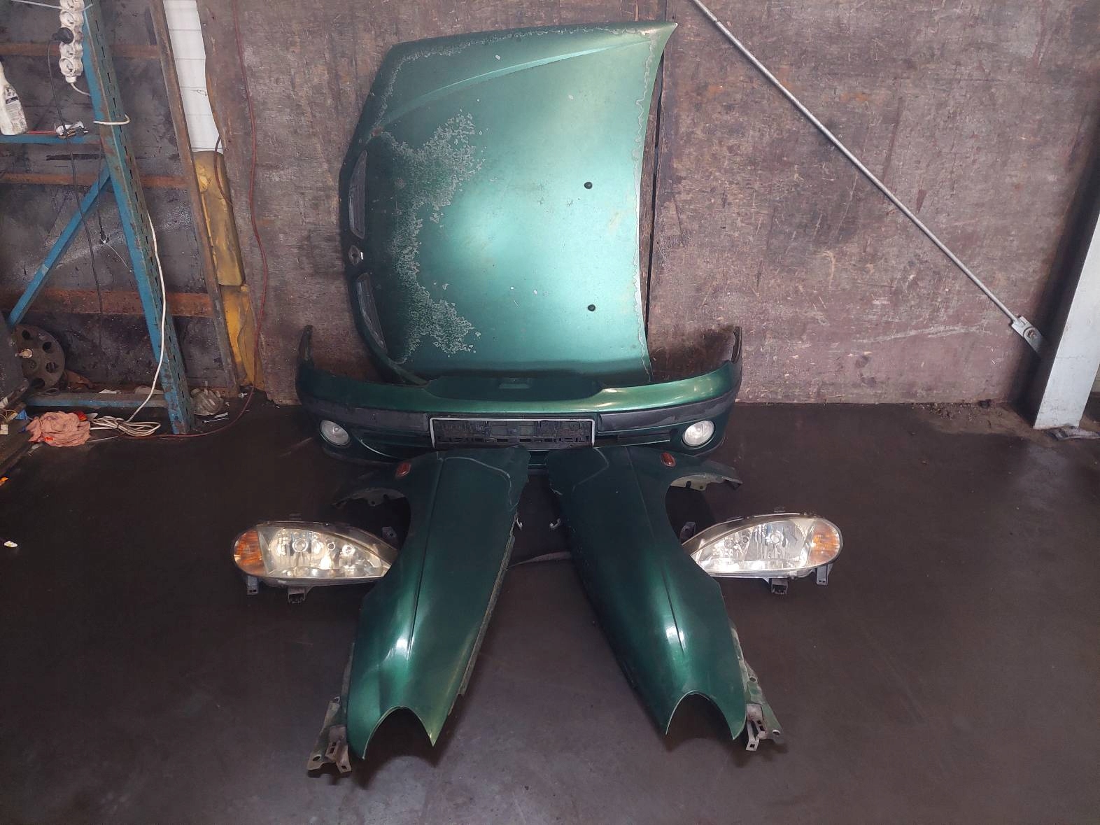 complete front RENAULT MEGANE and LIFT NV926 bonnet bumper fender light