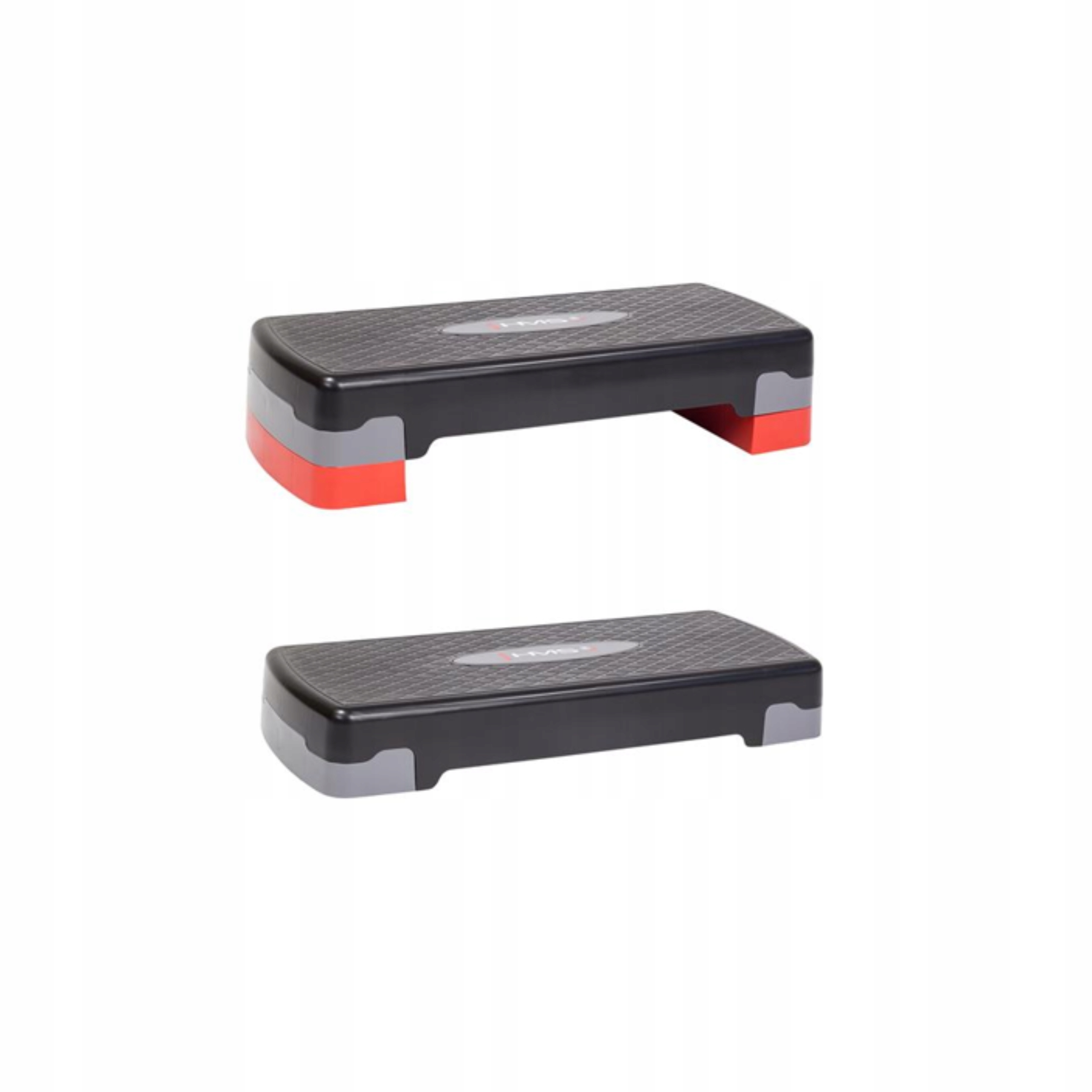 Step do aerobiku stepper regulowany czarno-czerwony Hms
