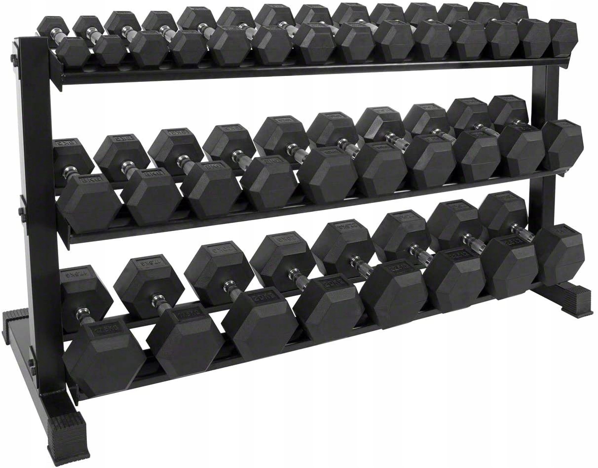 PLATINUM FITNESS HANTLA HEX GUMOWANA 25LBS (11,5KG) HEXAGONALNA ŻELIWNA EAN (GTIN) 5901619324479