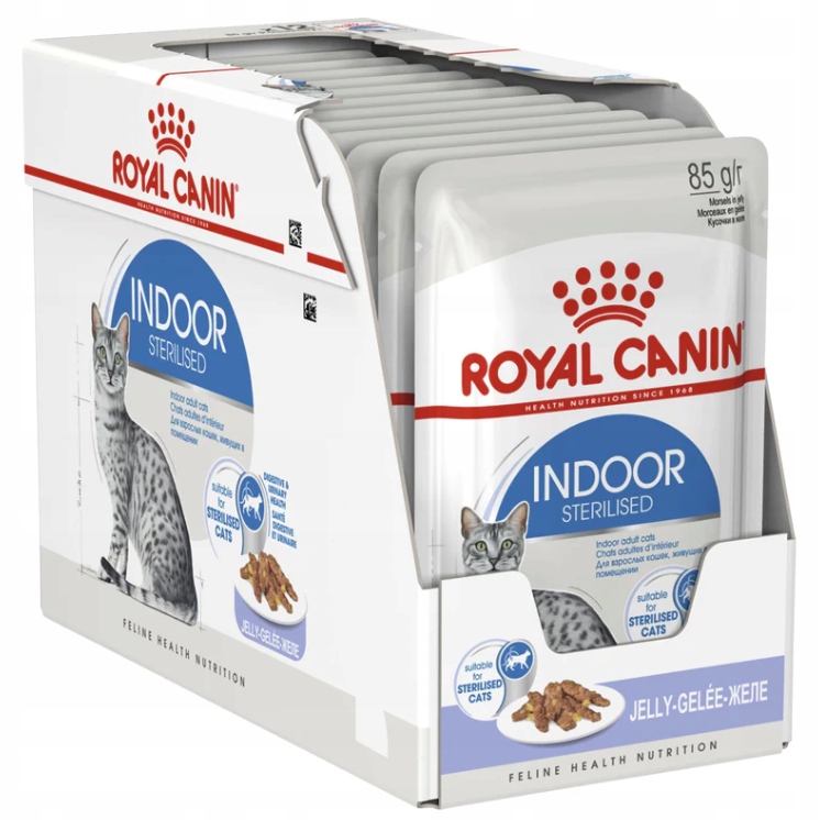 Levně Royal Canin Indoor Sterilised v želé 12x85g