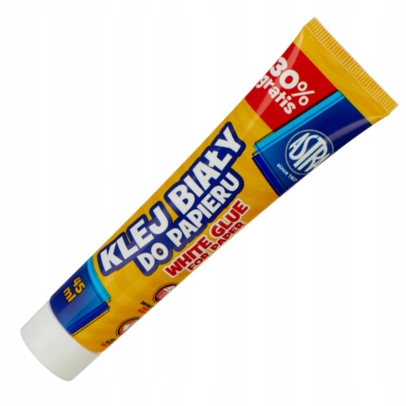 

Klej Do Papieru Biały Astra Tuba 45ml Szkolny