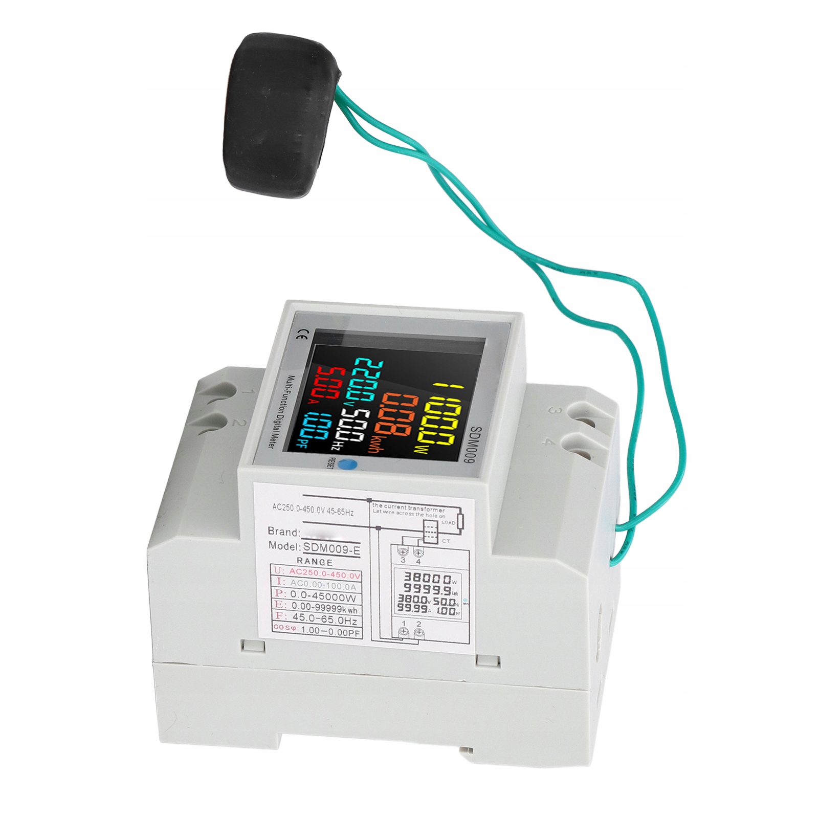 Jednofazowy licznik energii Częstotliwość szyny Producent części 3F Quality