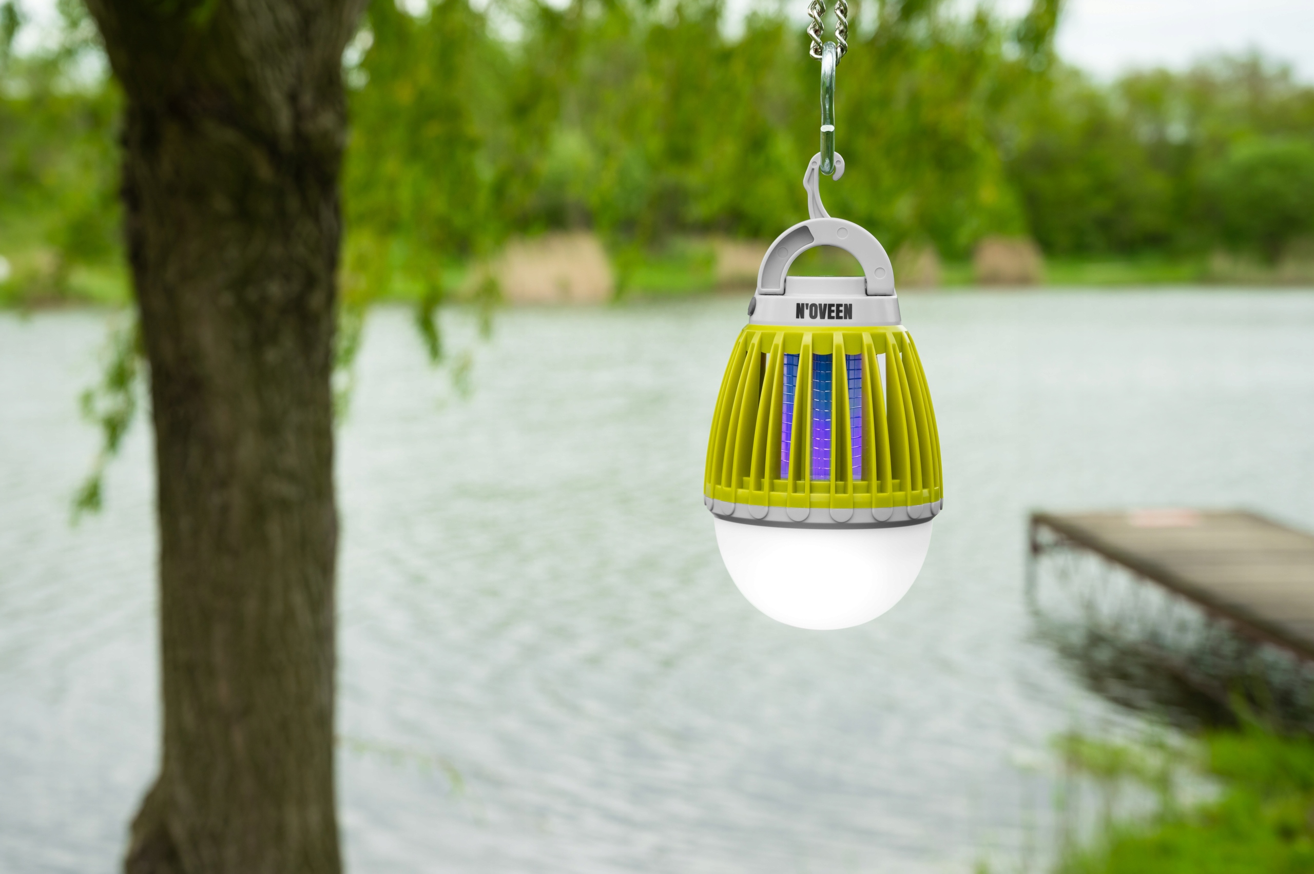 LAMPA NA OWADY KOMARY 2w1 LAMPKA AKUMULATOR NAMIOT TURYSTYCZNA Model IKN824