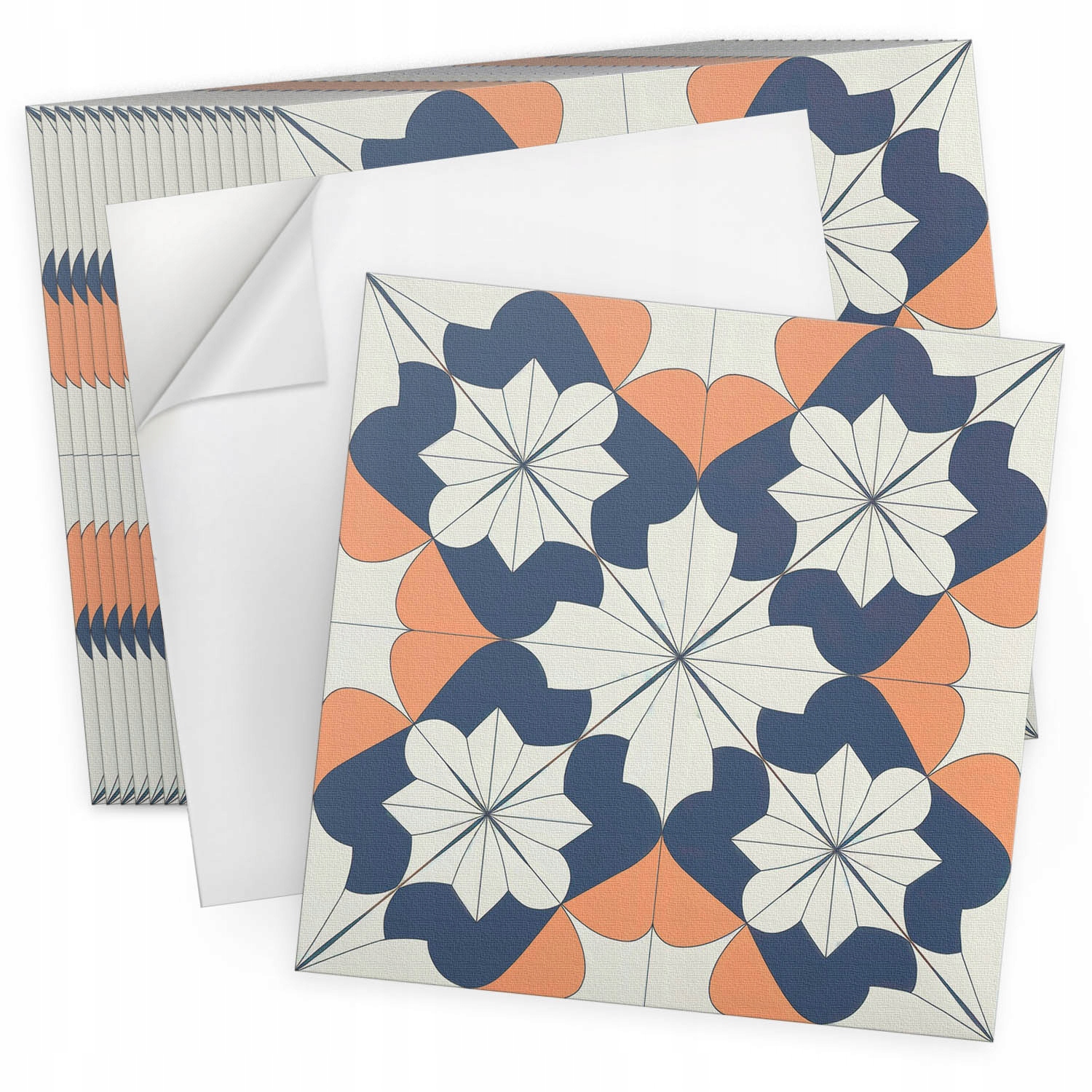 Balíček Pvc vinylových dlaždic 20 ks 20x20 cm Geometrický květinový vzor