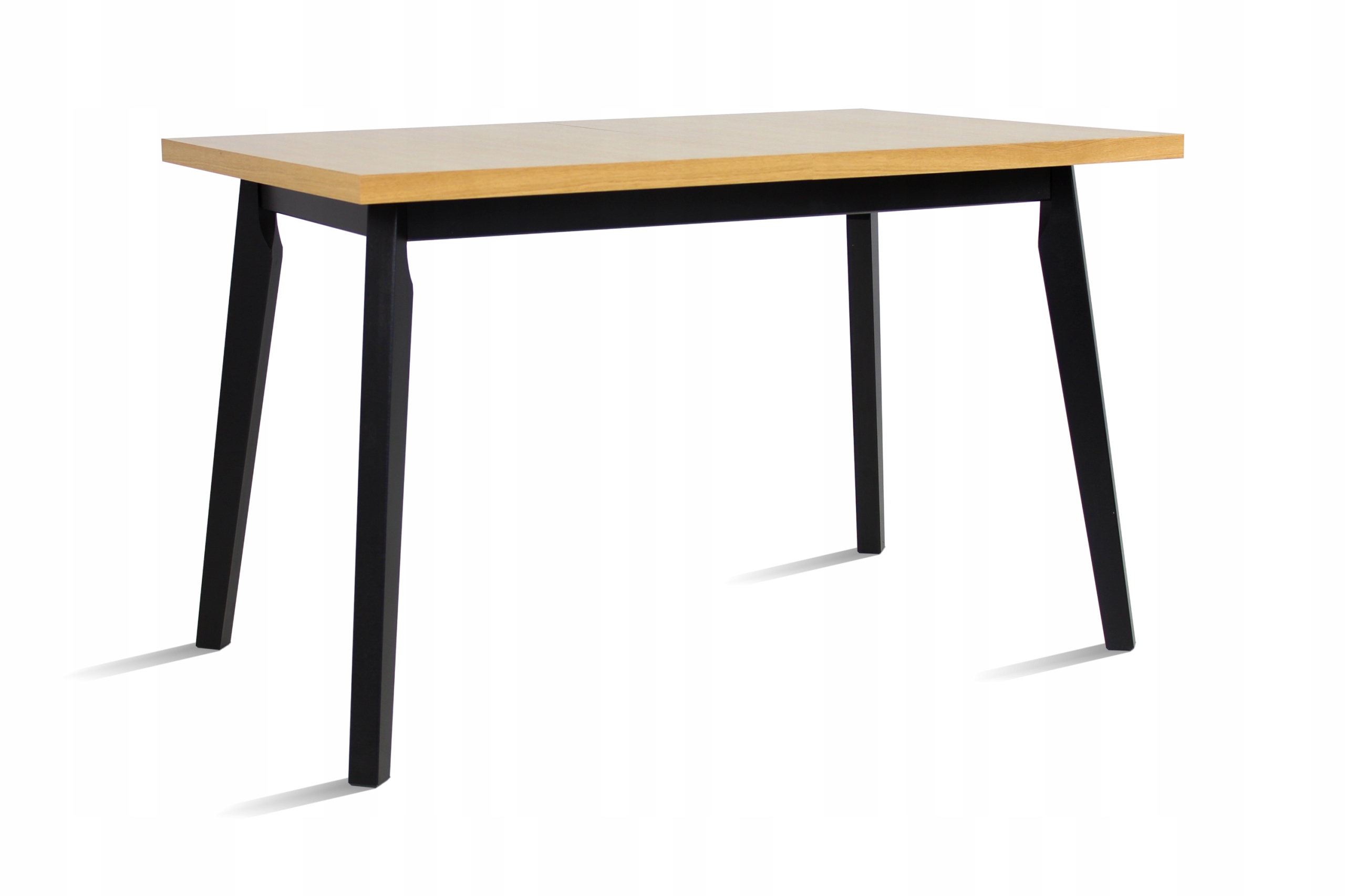 

Stół lite drewno bukowe okleina dąb 80x120 do 150