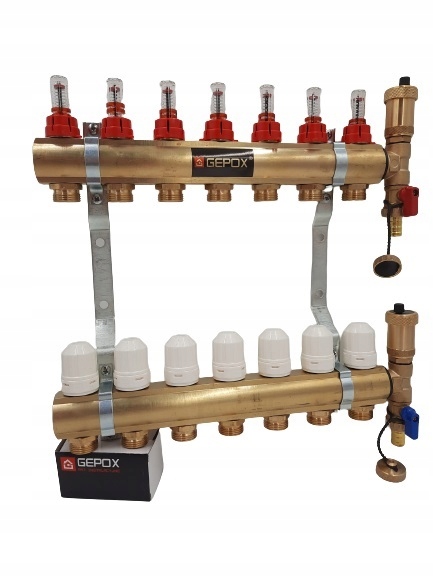Rozdělovač 7 pro podlahovku Gepox Pl GEP-PRO-7