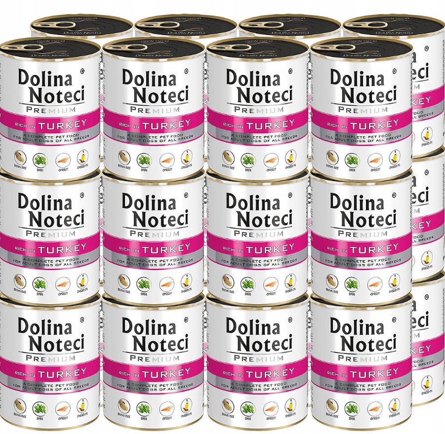 Levně Dolina Noteci Premium krůta Vlhké krmivo psy s krůtou v konzervách 24 x 800 g