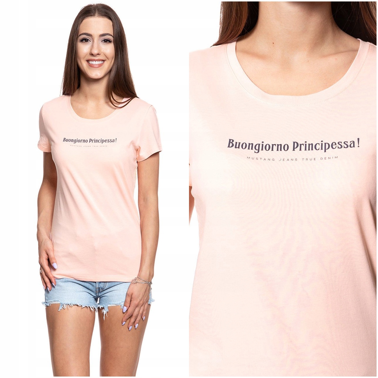 

Mustang Alexia C Damska Koszulka T-shirt Nadruk S