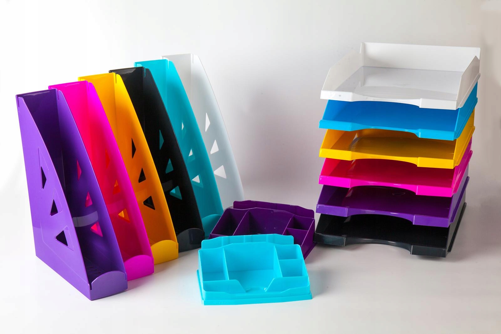 AD Class Półka na Dokumenty, Szuflada A4 fioletowa EAN (GTIN) 5903769932047