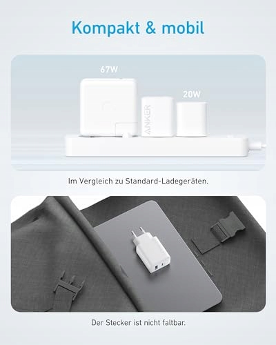 ANKER 20W USB C Ładowarka iPad Szybkie Ładowanie iPhone iPad 150cm Kabel — miniatura 5