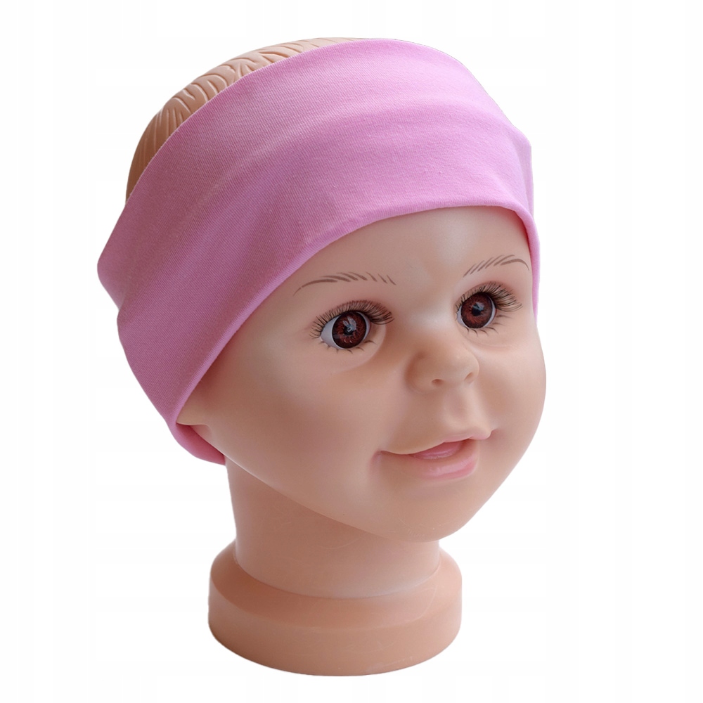 

Opaska bawełniana (jersey) Landrynkowy Róż r.48-56