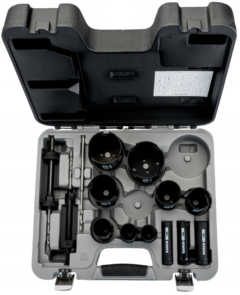 BAHCO 3833-SET-208 ZESTAW OTWORNIC MULTI-CONS. 14e