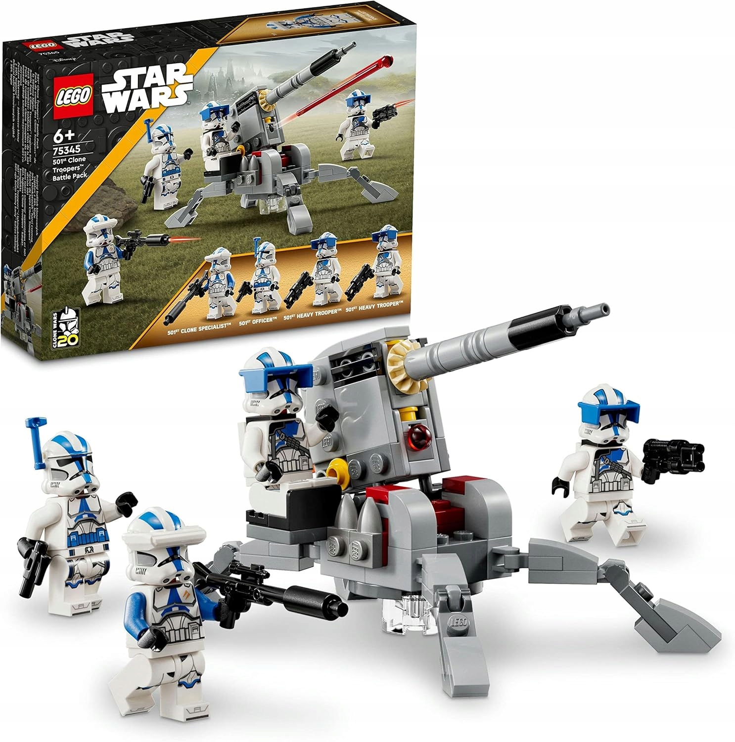 Lego 75345 Star Wars Vojáci 501. legie Dělo AV-7