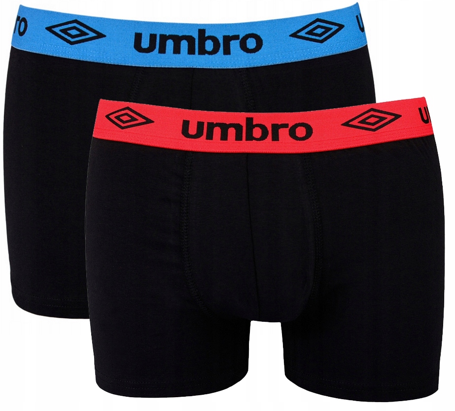 

Umbro Bokserki Męskie Kolorowa Gumka 2PAK XL