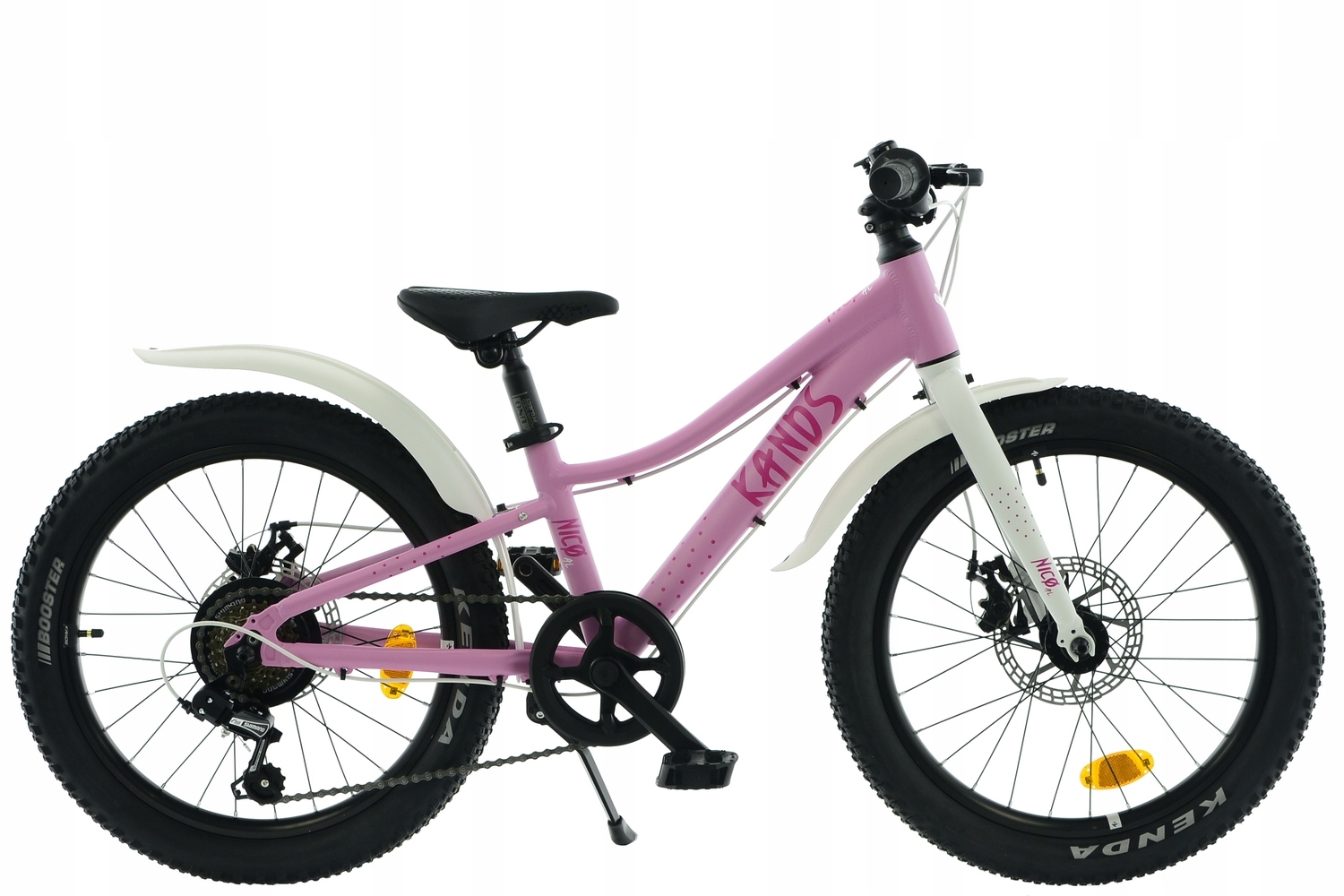 Rower dziecięcy Kands Nico 2024 koło 20" Różowy Lekki Aluminiowy