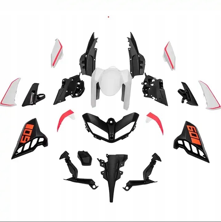 Komplet 20X Větrák Blátovník Vyplnění Yamaha MT09 Mt 09 17+