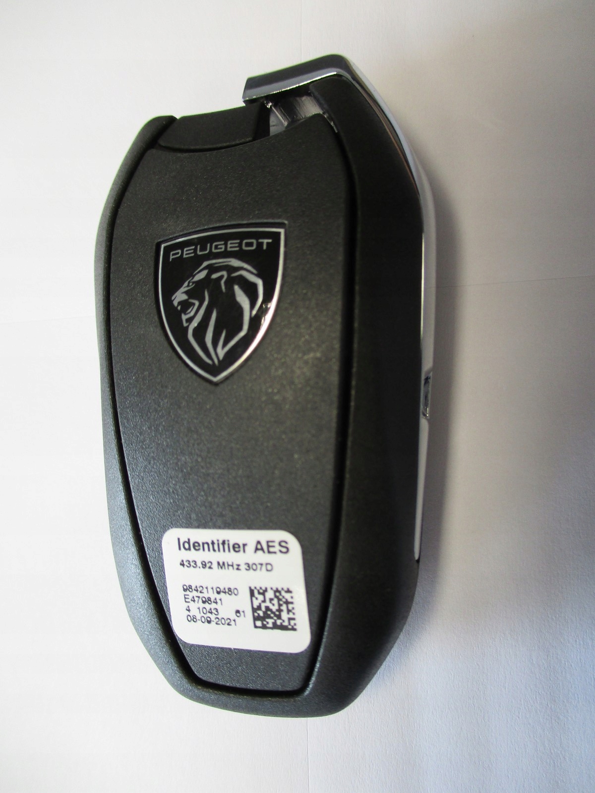 key PEUGEOT 9842119480