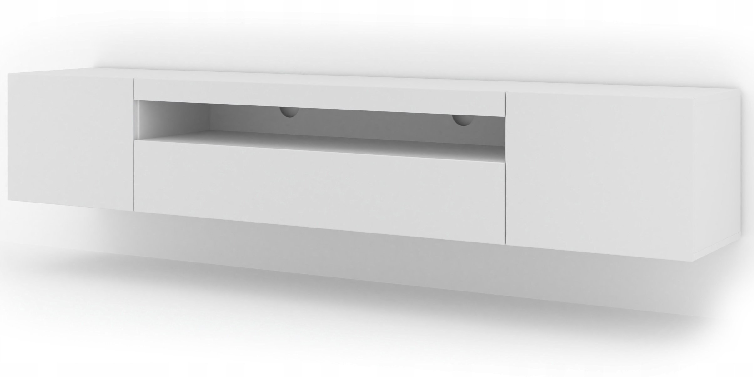 Rtv skříňka Aura 200 univerzální závěsná bílá matná