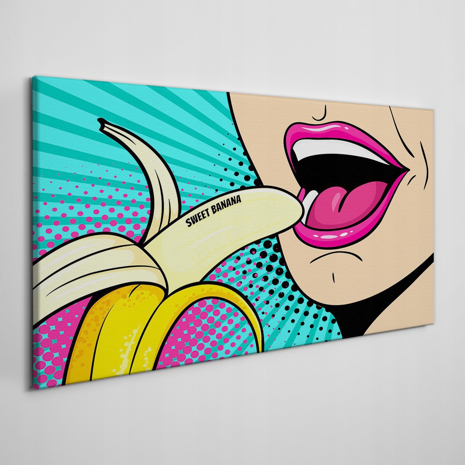 

Obraz na płótnie na ramie Owoce banan 120x60 cm