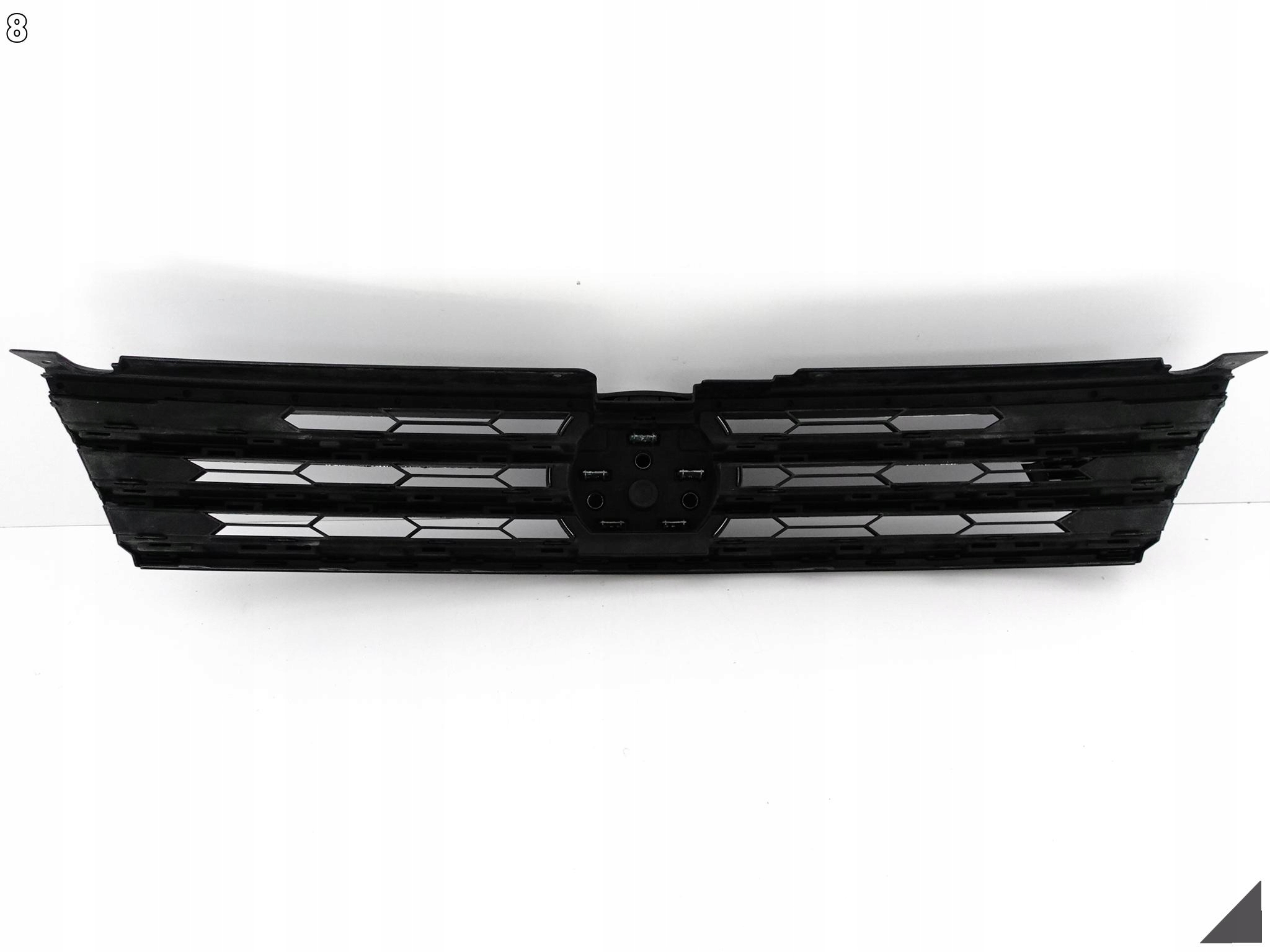 VW TOUAREG II LIFT 7P6 14-18 R-LINE ZDERZAK GRILL ATRAPA PRZÓD Wersja Europejska