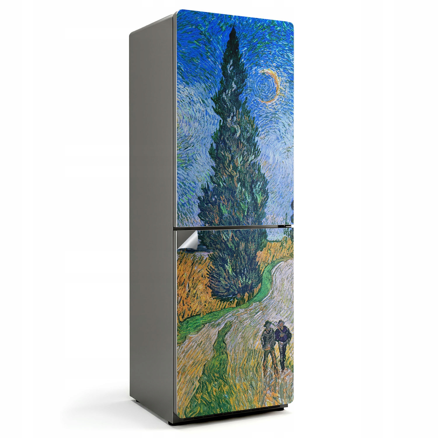 Fólie Samolepicí na ledničku bez bublin Krajina Van Gogh