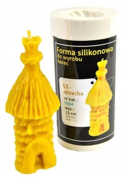 Forma do świec z wosku Ul strzecha F004