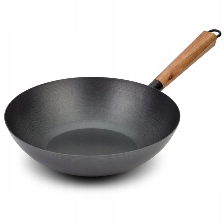 

Patelnia Nava wok kantoński stalowy chiński 30cm