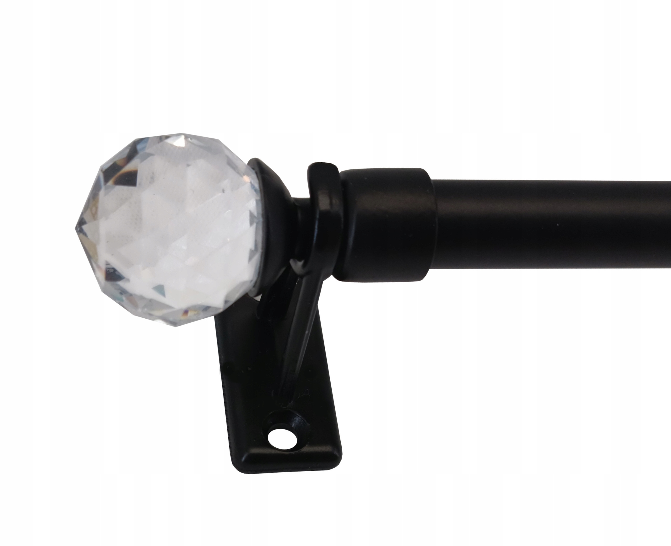 MINI KARNISZ zazdrostka GLOBE 40-60 cm CZARNY MAT Marka ESTAdeco