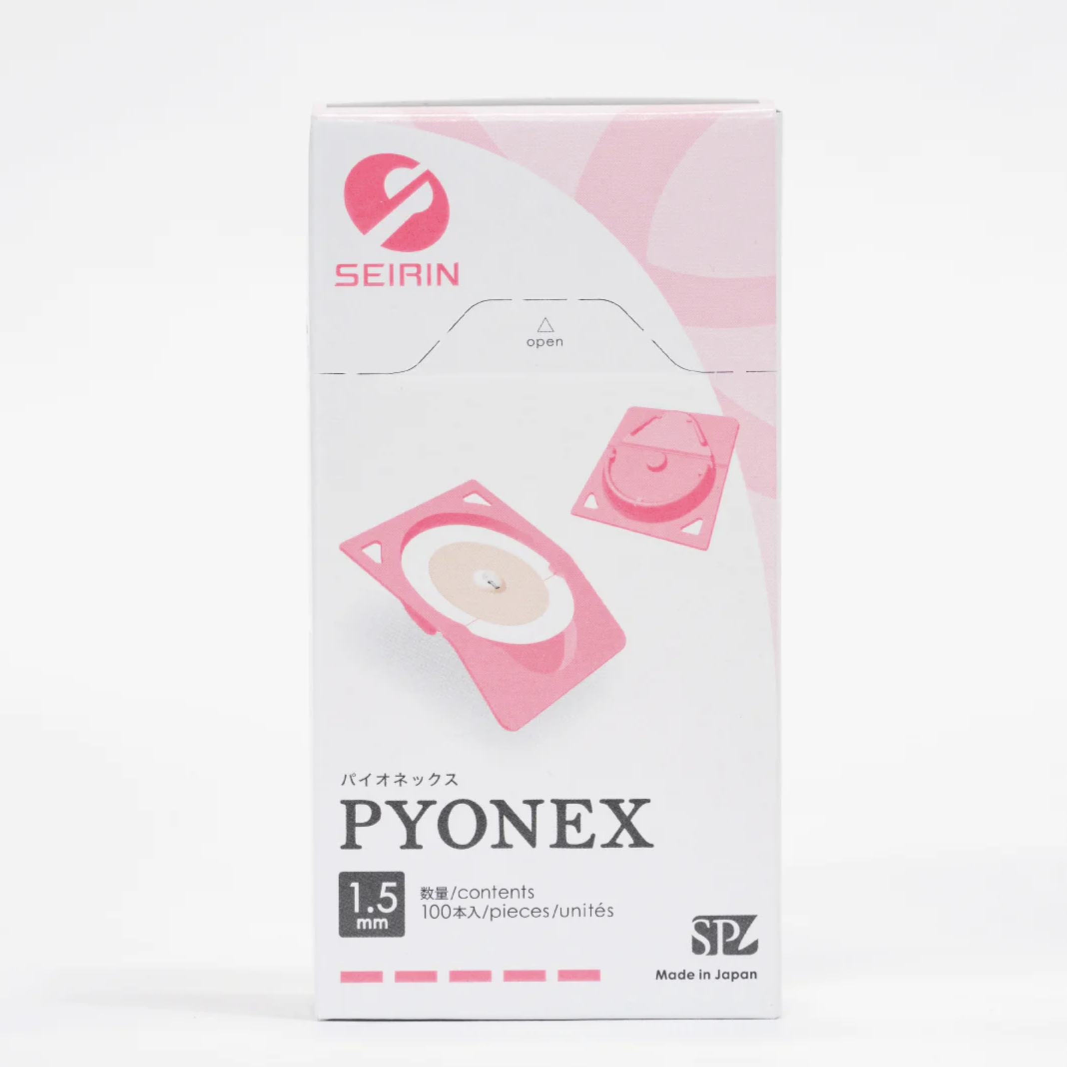 Igły do ucha New Pyonex Seirin 0,2 x 1,5 mm 100 sztuk