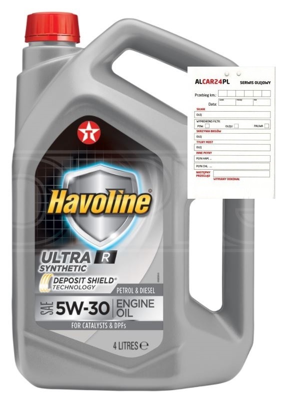 

Olej Texaco Havoline Ultra R 5W-30 4L