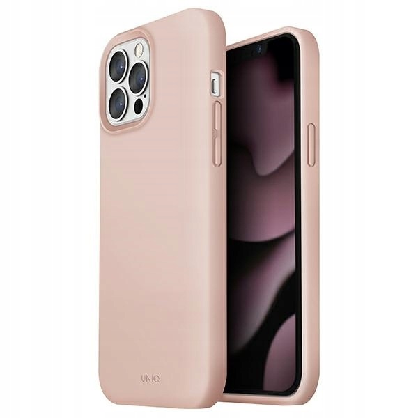 Etui Uniq Lino na iPhone 13 Pro iPhone 13 różowe