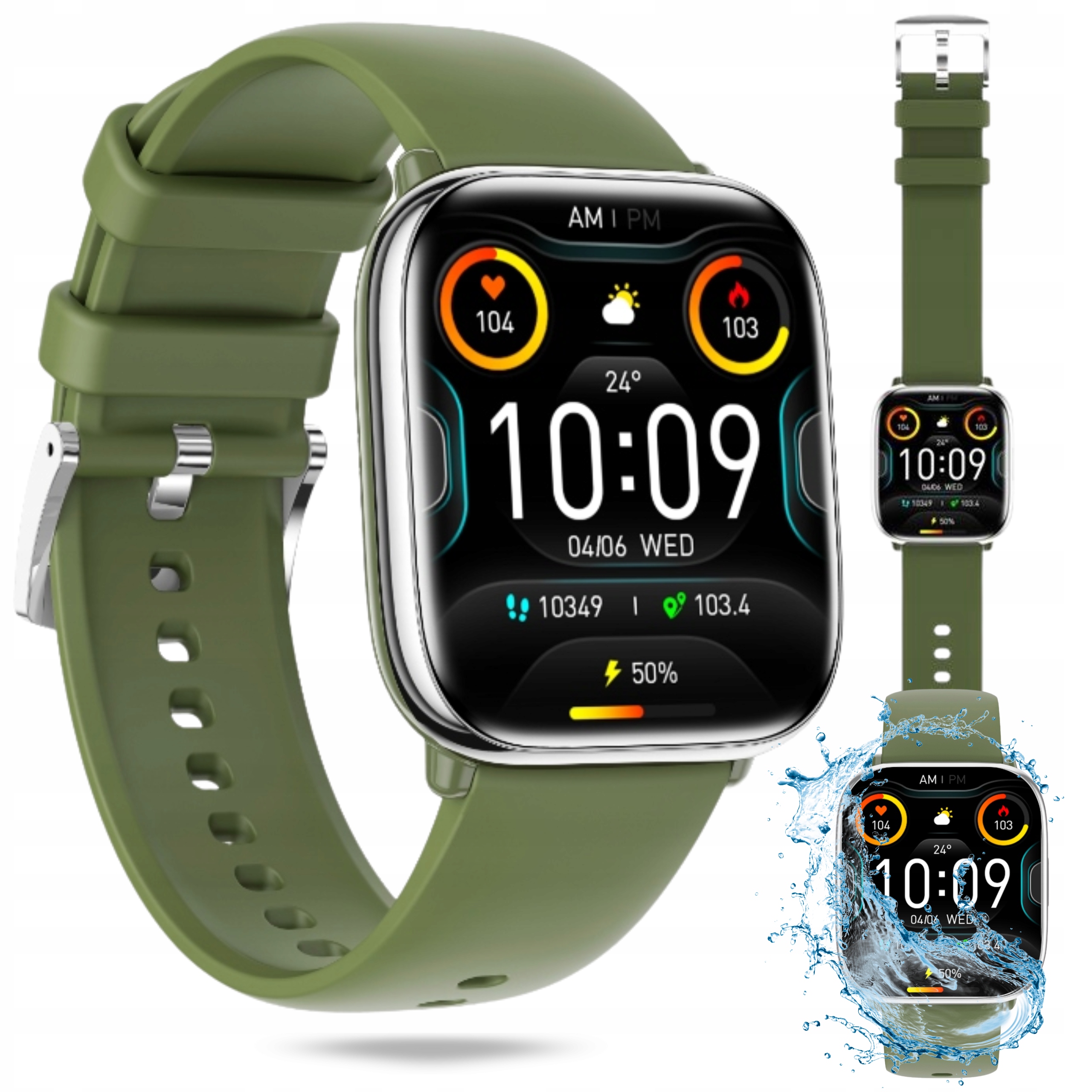 Chytré Hodinky Myphone Watch Pastel Green Chytré Hodinky S Amoled Hovory