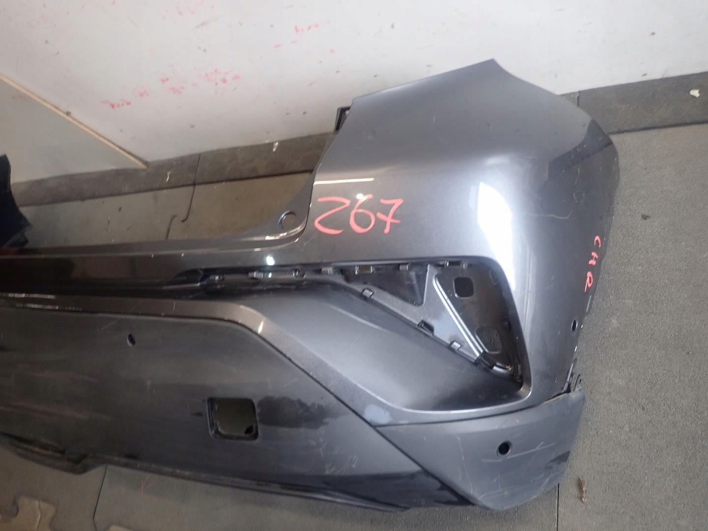 bumper rear part rear TOYOTA CHR 2016