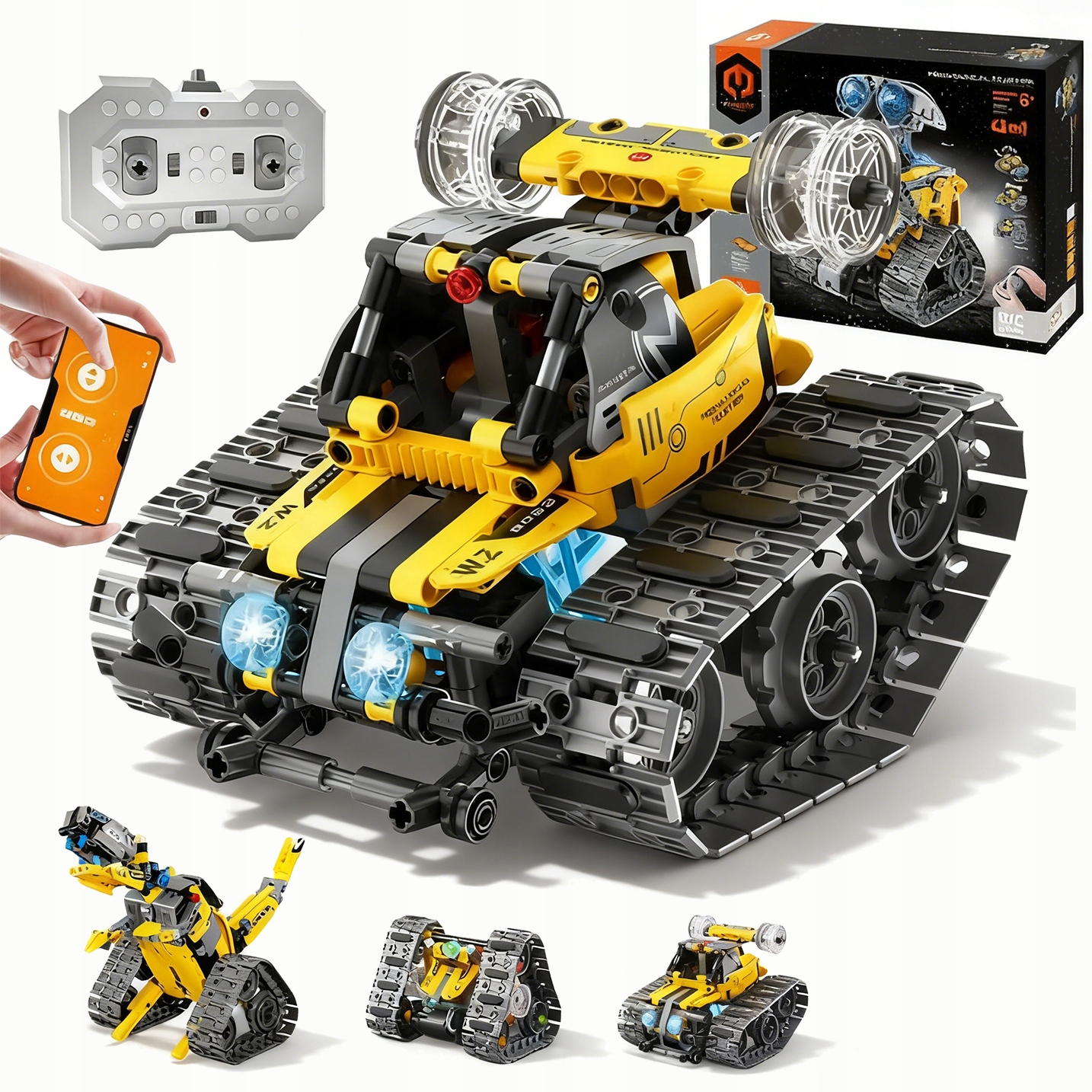 4V1 PROGRAMOVATEĽNÝ ROBOT, SADA NA SPÚŠŤANIE PREDSTAVIVOSTI, 5 REŽIMOV OVLÁDANIA