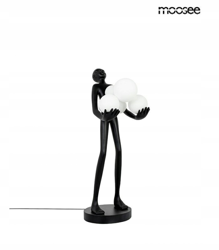 Moosee lampa stołowa Human Premium czarna