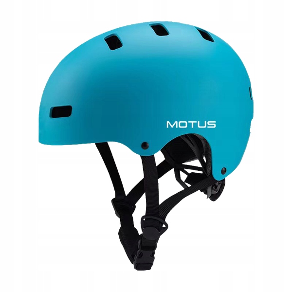 Kask rowerowy dziecięcy Motus niebieski M 48-56 cm