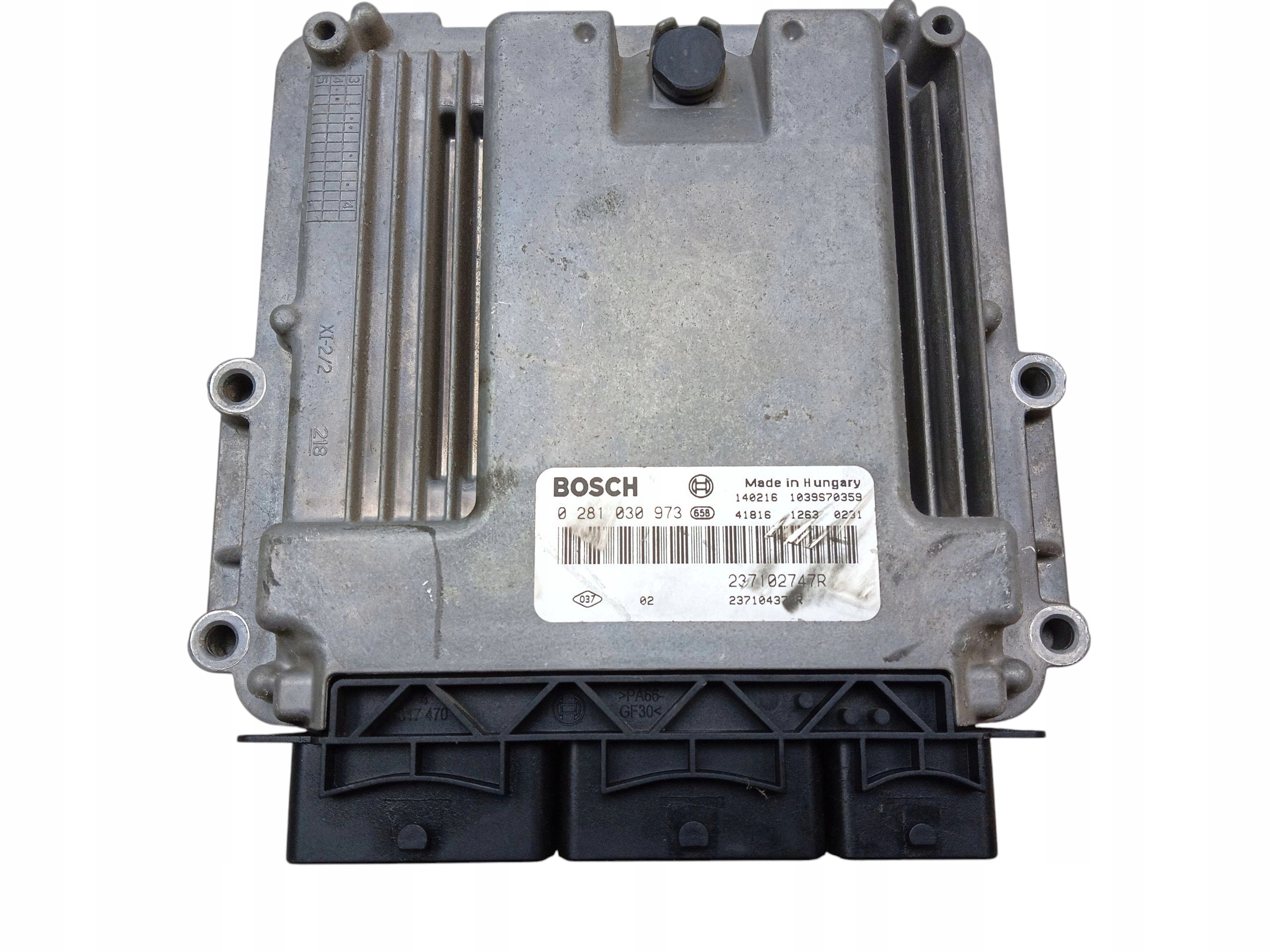 computer control unit of the engine RENAULT CLIO IV (2012-2016) 1.5 DCI 237102747R
