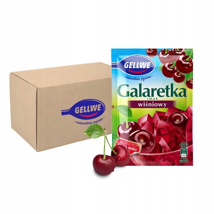 Gellwe Třešňový Želé 72 g x 20 kusů