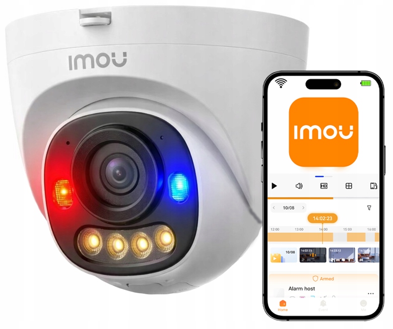 5MP Ip kamera Imou PoE IPC-PS8D-5V0 Kupolová odpudzovač svetla